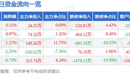 股票行情快报：大商股份（600694）5月26日主力资金净买入34.25万元